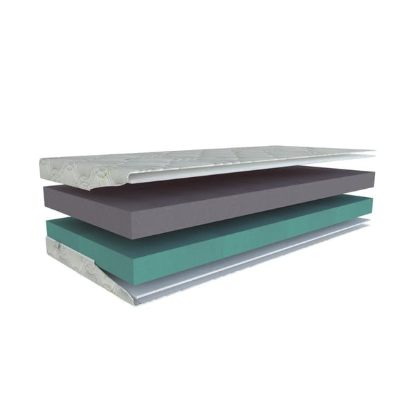 Materasso matrimoniale double-face in schiuma dura/media per bambini 180x200 cm Junior Lux - Materasso-image-1