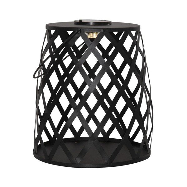 Lanterna LED nera, altezza 28 cm Calabria - Star Trading