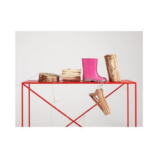 Tavolo consolle Memo di forma personalizzata rosso - CustomForm-image-2