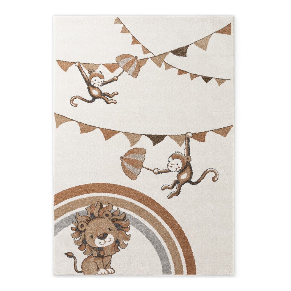 Tappeto per bambini crema 120x170 cm Roar like a Lion Rainbow Party - Villeroy&Boch | Tappeti per bambini