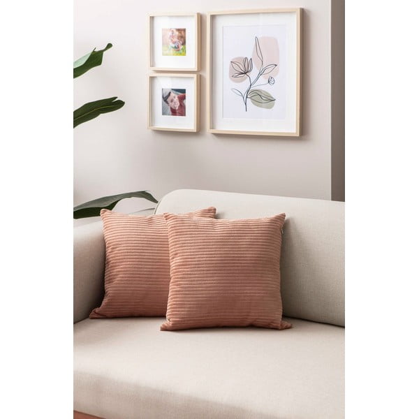 Federe decorative in set in velluto a coste 2 pz 43x43 cm – Mioli Decor-image-3