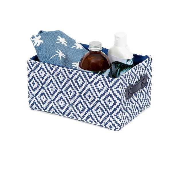 Cesto per bagno in tessuto 23,5x16x12 cm Enzo – Compactor-image-3