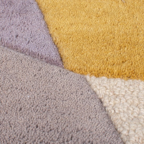 Tappeto rotondo in lana tessuto a mano ø 160 cm Glow Multi – Flair Rugs-image-4