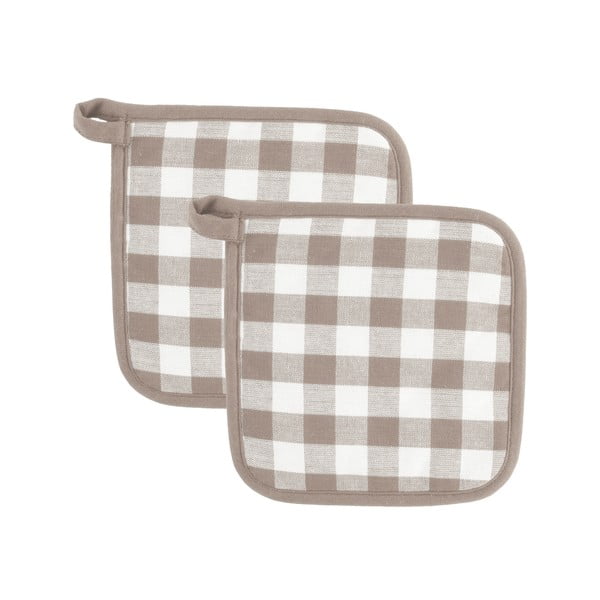 Presine in set in cotone 2 pz Gingham – Tiseco Home Studio