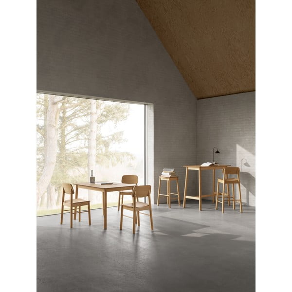 Sedia da pranzo in colore naturale Barlow - Actona-image-1