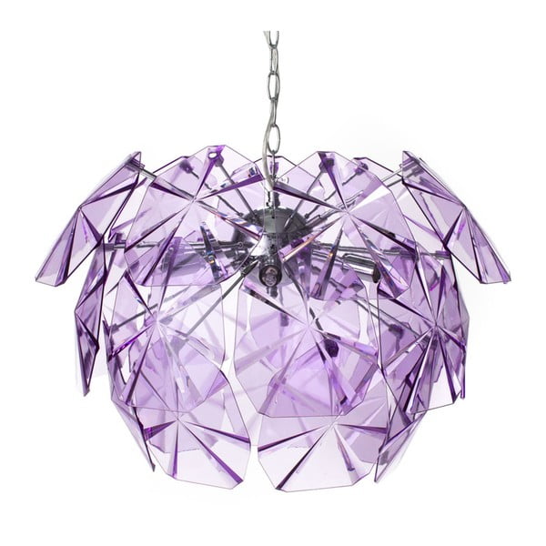 Fialové stropní světlo Tomasucci Domus