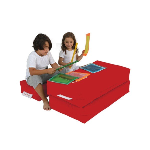 Divano rosso per bambini 100 cm Nier - Floriane Garden-image-3