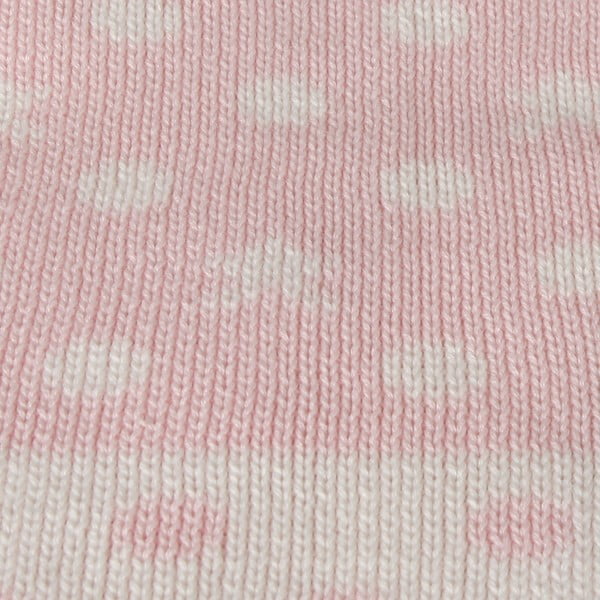 Coperta in cotone rosa Baby Dots, 90 x 90 cm - Homemania Decor-image-1