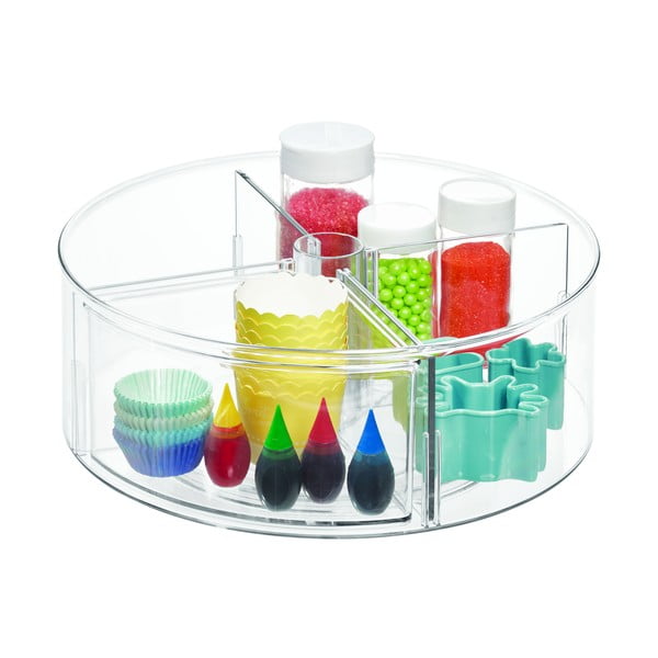 Contenitore rotondo trasparente iDesign The Home Edit, ⌀ 29 cm - iDesign/The Home Edit-image-2