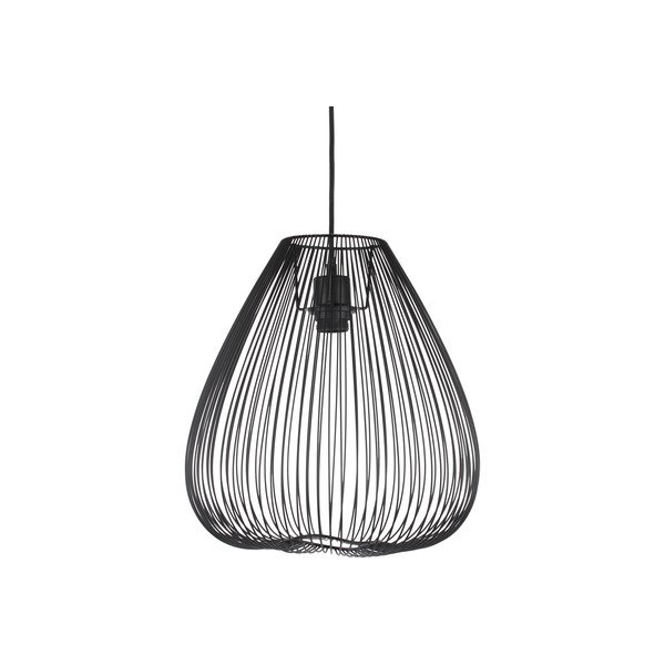 Lampada a sospensione Lucid in metallo nero, ø 35 cm - Leitmotiv-image-2