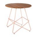 Tavolo da pranzo rotondo in olmo massiccio ø 80 cm District – Premier Housewares