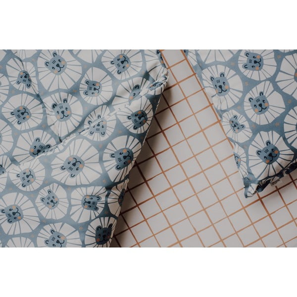 Lenzuolo per culla in cotone elasticizzato 80x160 cm Camel Check - Malomi Kids-image-3