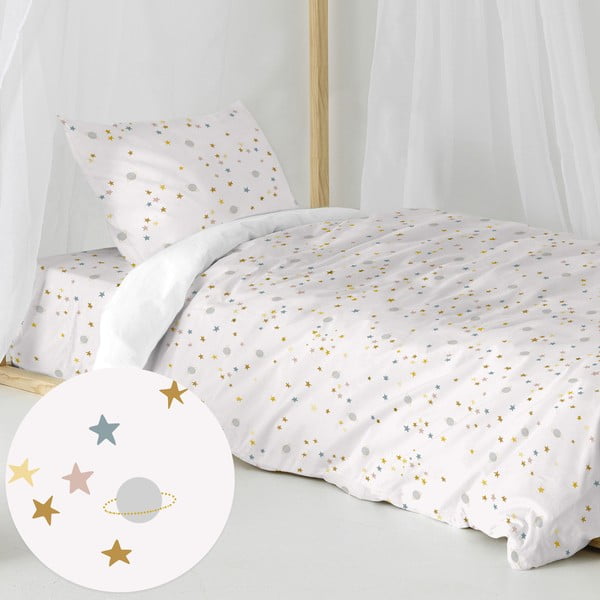 Biancheria da letto per bambini in cotone per letto singolo 140x200 cm Saturn - Happy Friday
