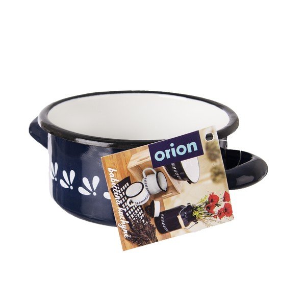 Pentola in smalto blu , 0,6 l - Orion-image-4
