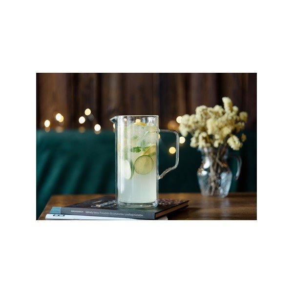 Caraffa a doppia parete in vetro borosilicato , 1 l - Vialli Design-image-1