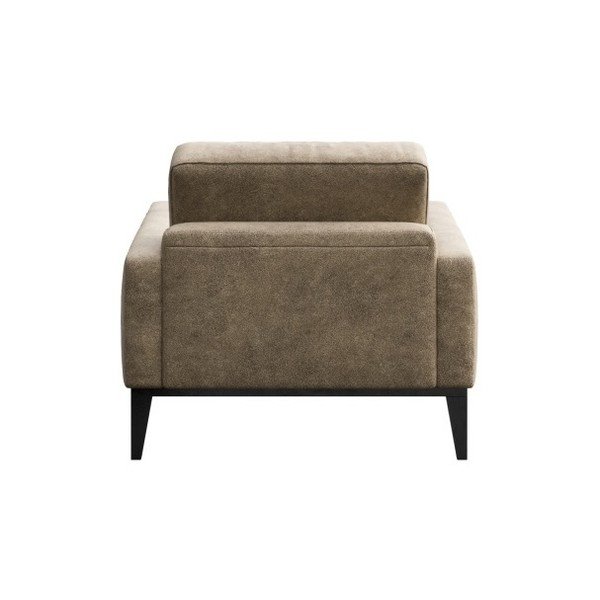 Poltrona tufted in similpelle beige Musso - MESONICA-image-3
