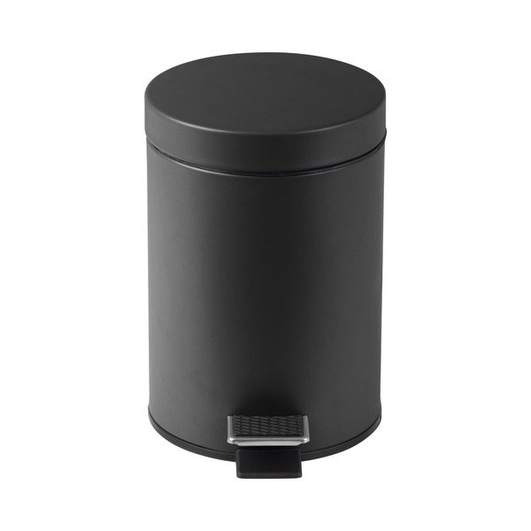 Cestino a pedale nero , 3 l Grena - Compactor-image-2