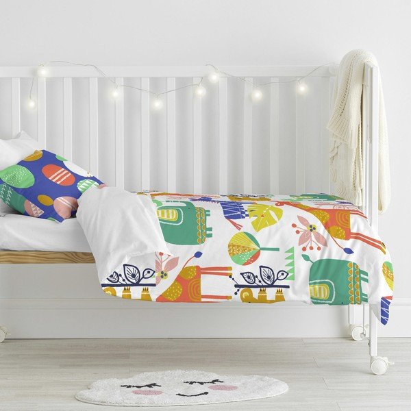 Biancheria da letto per bambini in cotone, 100 x 120 cm Geo Jungle - Moshi Moshi-image-4