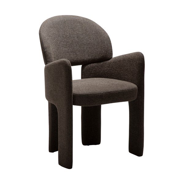 Sedia da pranzo marrone con braccioli Aole – DAN-FORM Denmark
