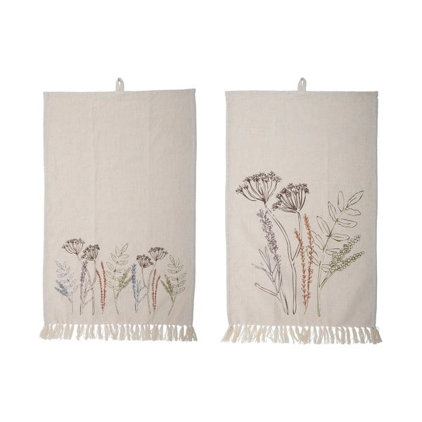 Set di 2 asciugamani in cotone 45x70 cm Bea - Bloomingville