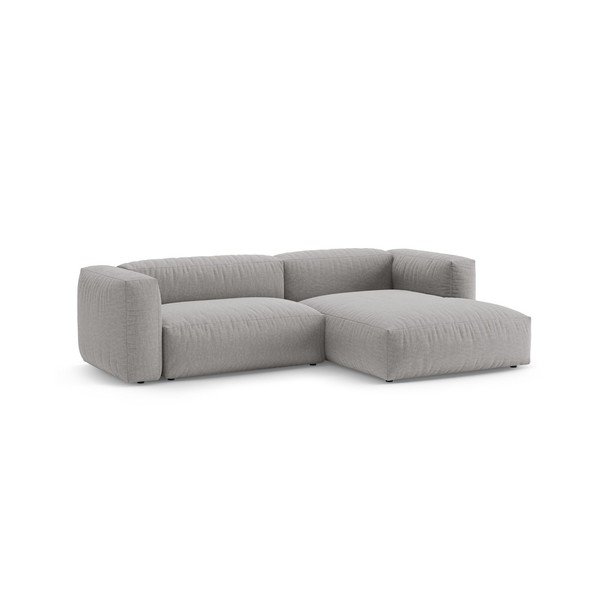Divano angolare componibile grigio allungabile (con penisola a destra/con chaise lounge) – Micadoni -image-3