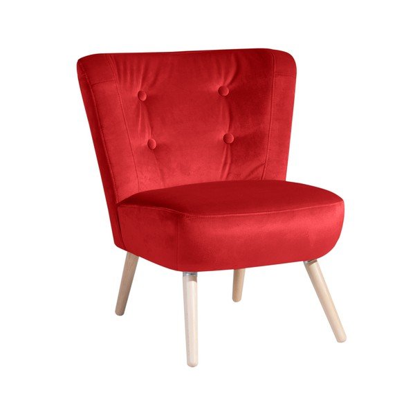 Poltrona rossa Neele Velvet - Max Winzer