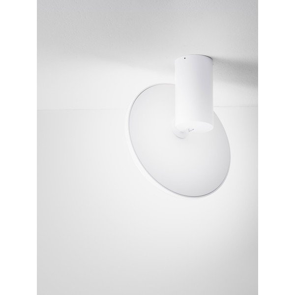 Plafoniera LED bianco opaco in alluminio con struttura flessibile Ekei – Nova Luce-image-1