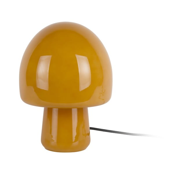 Lampada da tavolo giallo ocra (altezza totale 27 cm) Gozar  – Leitmotiv