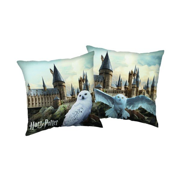 Cuscino per bambini in micropile 40x40 cm Harry Potter Hedwig – Jerry Fabrics
