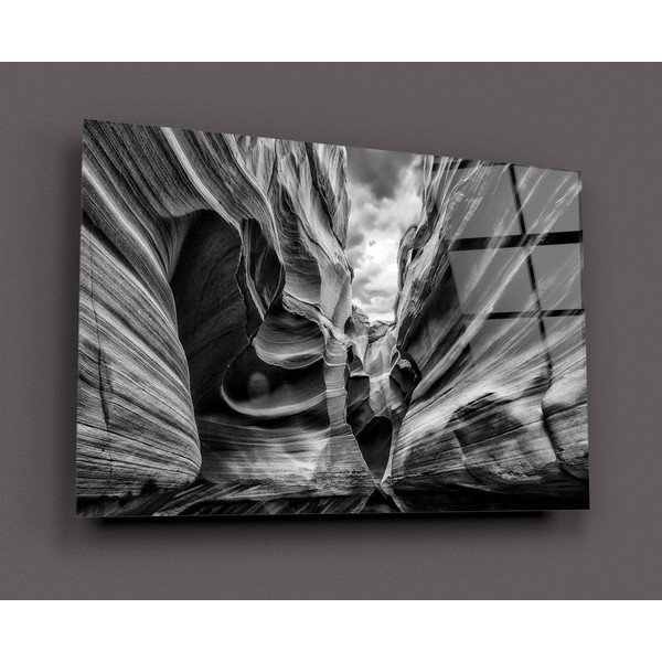 Pittura su vetro Bianco e nero - Insigne-image-2