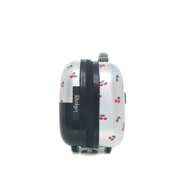 Set di valigie grigie su 4 ruote e custodia cosmetica Lollopops Holly - LOLLIPOPS-image-2