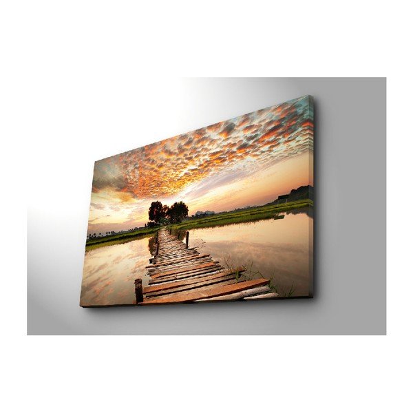 Pittura su tela Dawn, 100 x 70 cm - Horizon-image-3