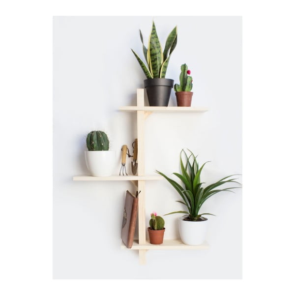 Scaffale in legno di abete per fiori Naturale - Really Nice Things