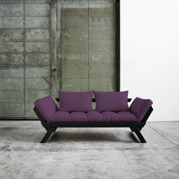Variabilní pohovka Karup Bebop Black/Purple