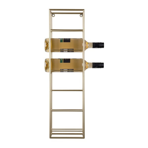 Portabottiglie da parete in metallo color oro numero di bottiglie 6 Single - PT LIVING-image-2