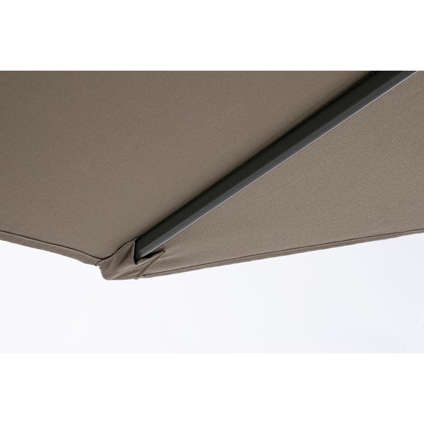 Ombrellone grigio tortora ø 270 cm Kalife – Bizzotto-image-4