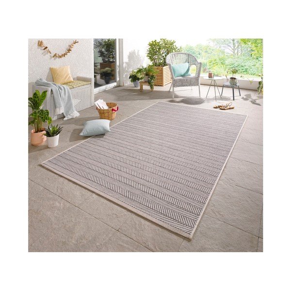 Tappeto per esterni grigio e beige , 140 x 200 cm Caribbean - NORTHRUGS-image-4