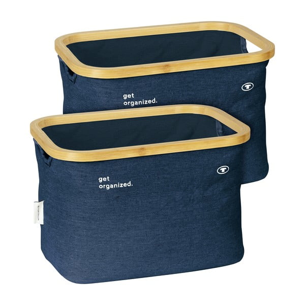 Set di cesti in tessuto 2 pz 38x26x26 cm Tom Tailor – Wenko