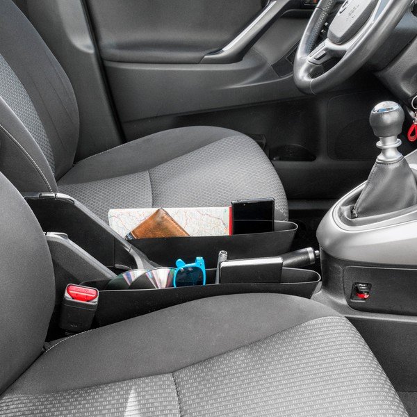 Set di 2 organizer neri per auto - InnovaGoods-image-1