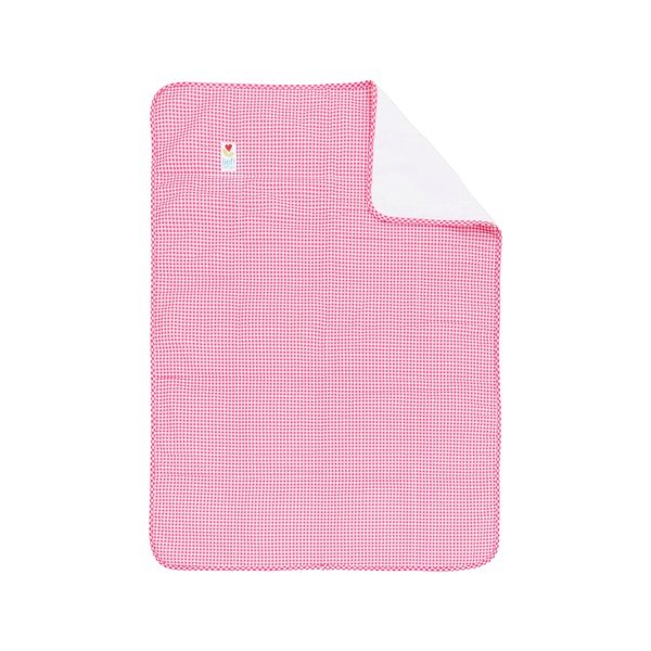 Copriletto per lettino rosa e bianco, 100 x 150 cm - Tiseco Home Studio