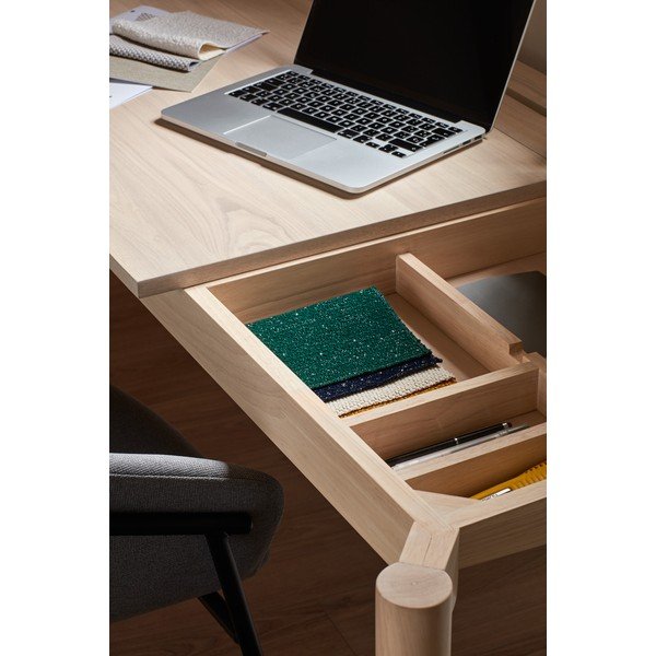 Tavolo da lavoro in frassino 136x68 cm Atlas - Teulat-image-2