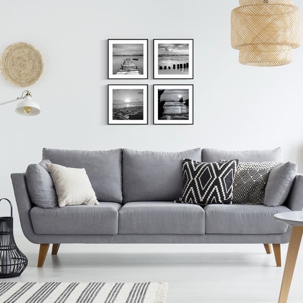 Quadri in set di 4   30x30 cm Silence by the Water  -image-1