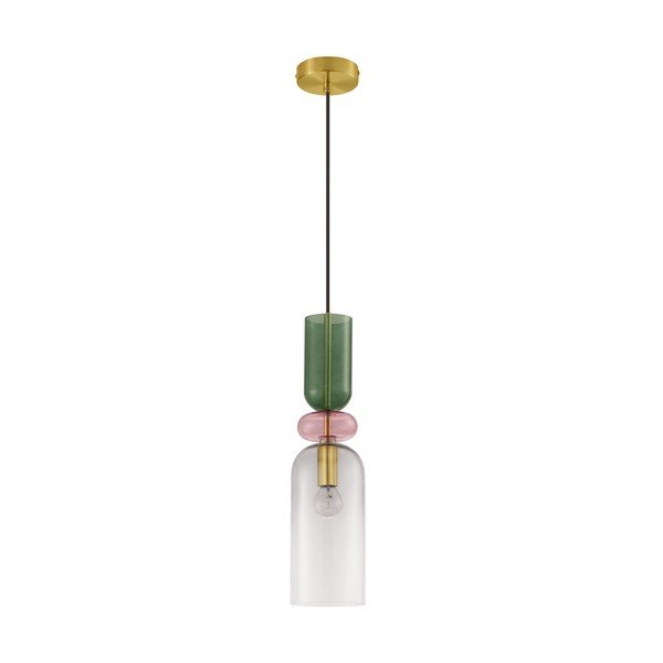 Lampadario dorato in vetro ø 11 cm Murano – Nova Luce