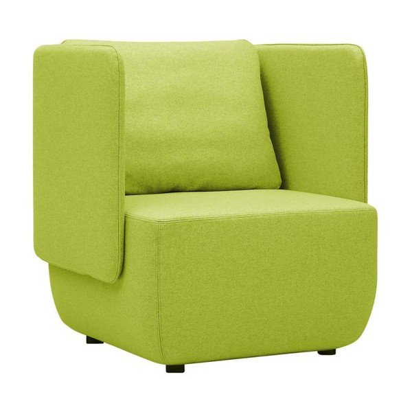 Poltrona verde lime bassa Opera - Softline-image-2