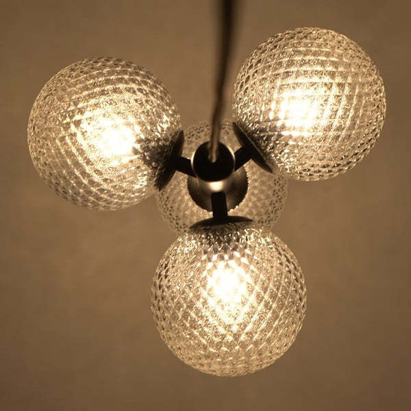 Apparecchio a sospensione nero, altezza 120 cm Musa - SULION-image-2