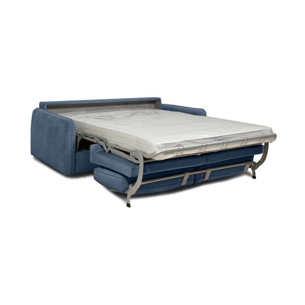 Divano blu per il riposo quotidiano/allungabile con rivestimento in ciniglia 189 cm Storm – Scandic-image-1