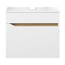 Mobile basso sospeso bianco senza lavello 60x53 cm Set 857 - Pelipal