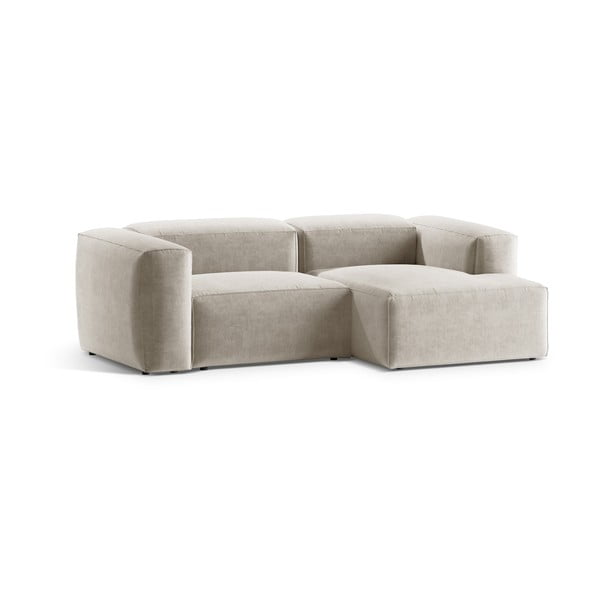 Divano angolare beige (con penisola a destra/con chaise lounge) Bergamo – Cosmopolitan Design-image-2
