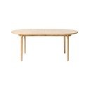 Tavolo da pranzo pieghevole in rovere decorato 100x190 cm Carno - Unique Furniture