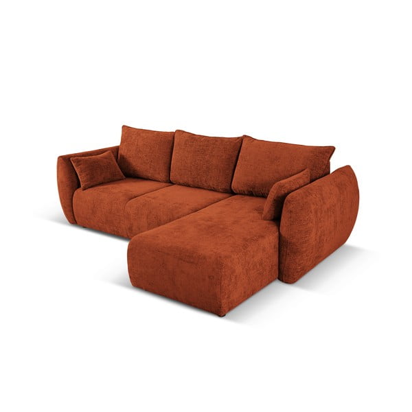 Divano angolare arancione (angolo destro) Matera - Cosmopolitan Design-image-4